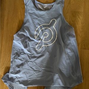 Peloton blue Workout Tank